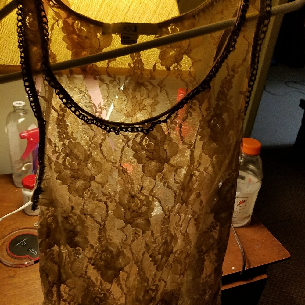 Chainlink sheer top